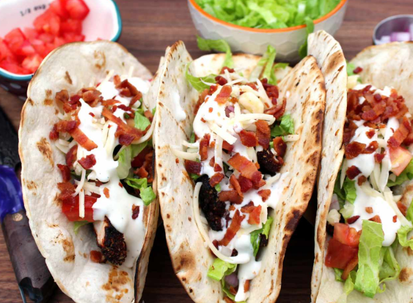 10 Easy BBQ Ranch Chicken Tacos Recipe