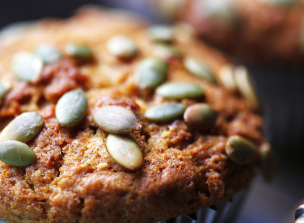 12 Delicious Pumpkin, Pecan and Pepita Muffins