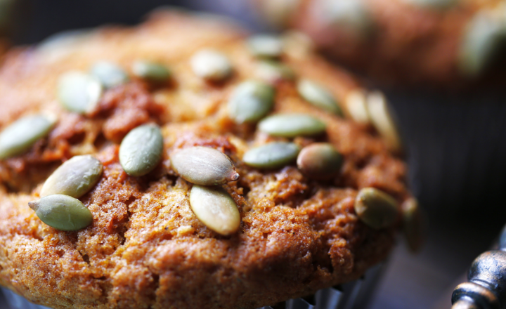 12 Delicious Pumpkin, Pecan and Pepita Muffins