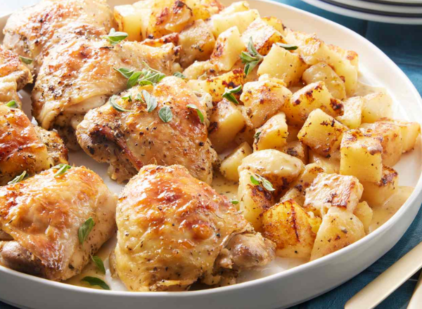 Irresistible Greek-Style Lemon Chicken and Potatoes