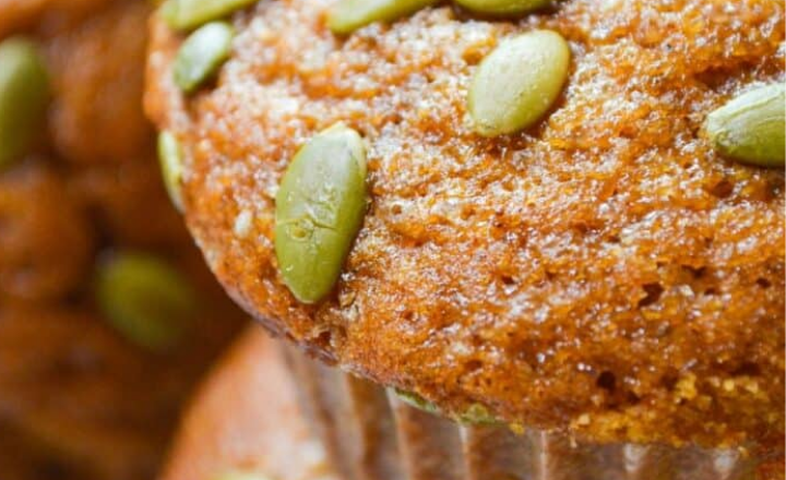 12 Delicious Pumpkin, Pecan and Pepita Muffins