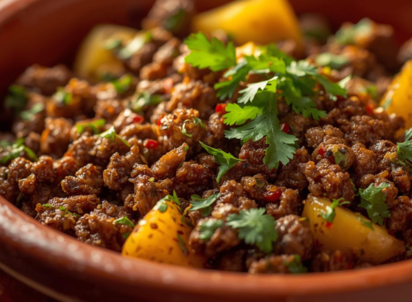 Easy Flavorful Aloo Qeema Recipe