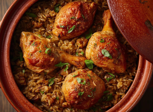 Easy Savory One-Pot Chicken and Rice