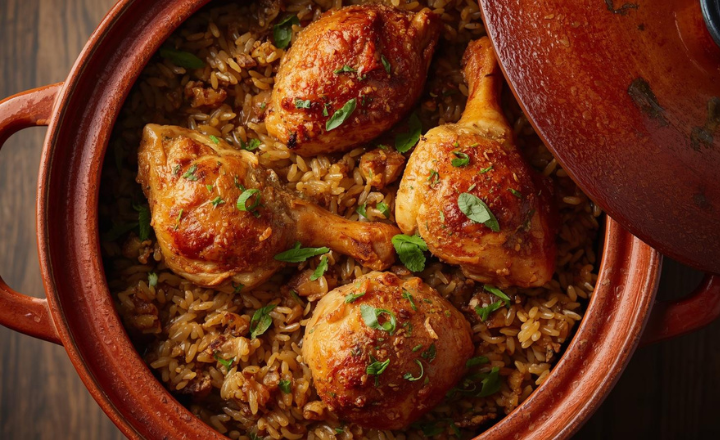 Easy Savory One-Pot Chicken and Rice