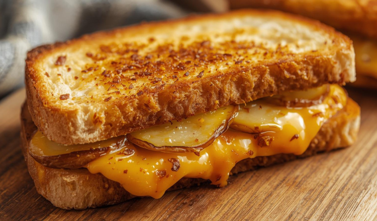 Easy Spicy Potato Cheese Sandwich